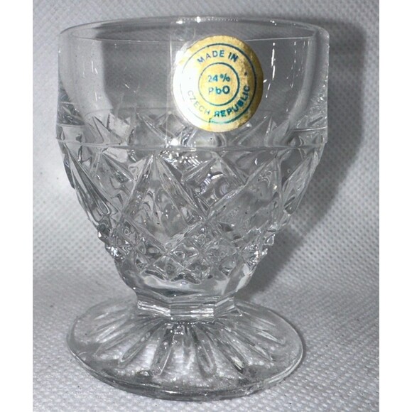 JIHLAVSKE BOHEMIA SKLARNY Crystal GLass 24% Lead PBO CZECH REPUBLIC New - Picture 1 of 4